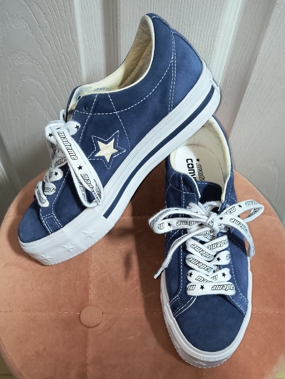 Converse One Star x MadeMe Platform Ox Sneaker Size 6.5 - Picture 4 of 9
